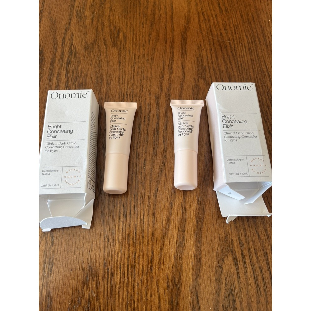 ONOMIE Bright Concealing Elixir Dark Circle, Shade 8: Anning, 10g, 2 Tubes
